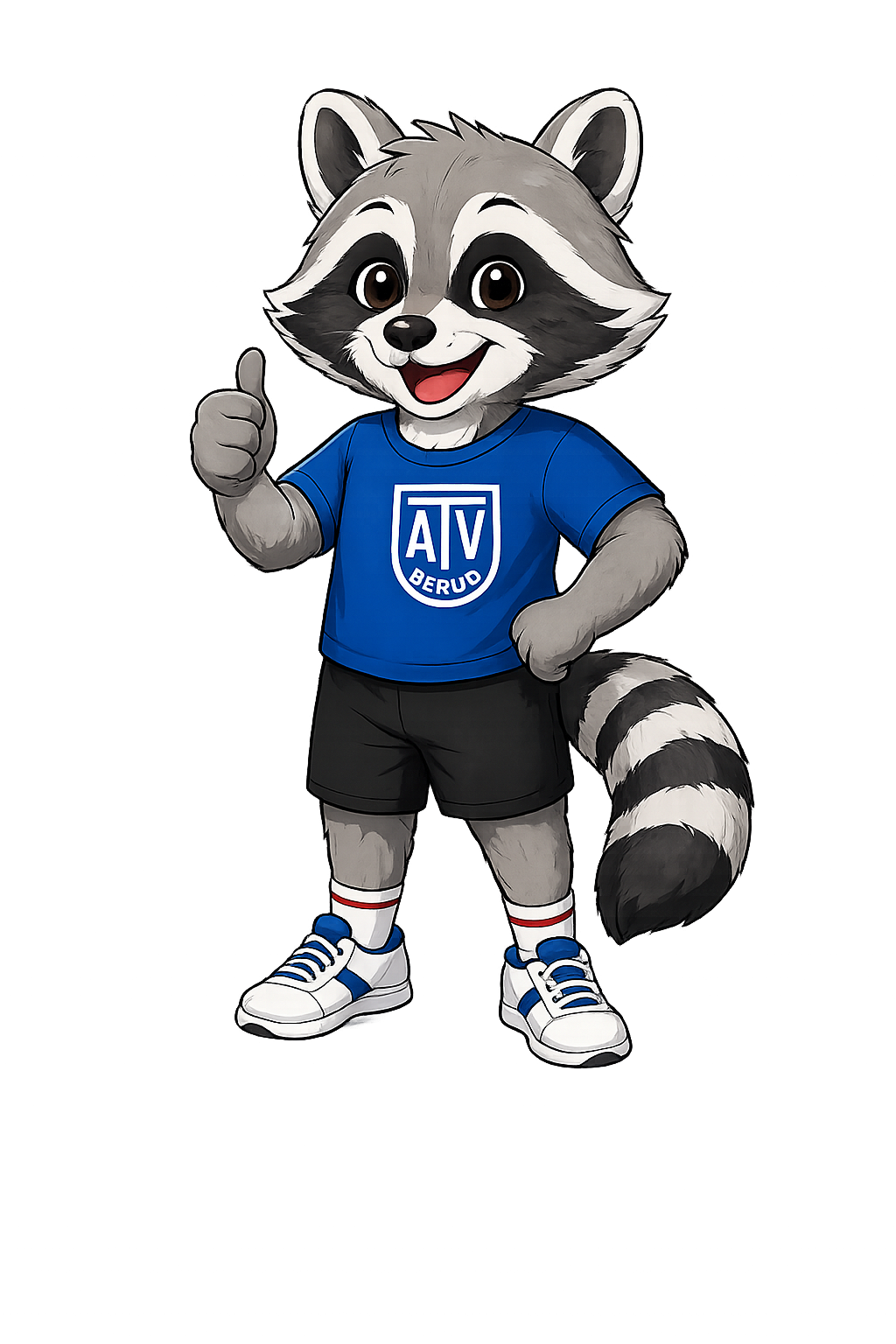 Waschbären-Maskottchen des ATV Berlin 1861 e. V.