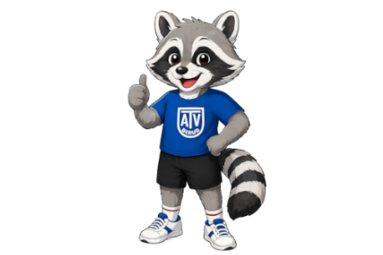 ATV Maskottchen / Waschbär