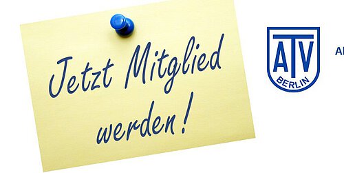 Bild wo Mitglied werden drauf steht