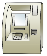 Bild vom Bankautomaten